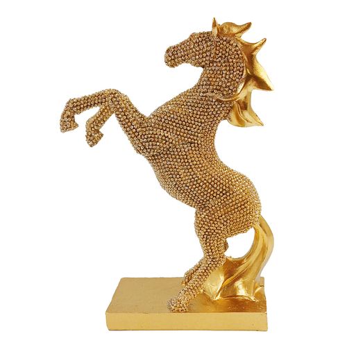 Cavalo Decorativo 16,2x4,5cm em Resina Youbai