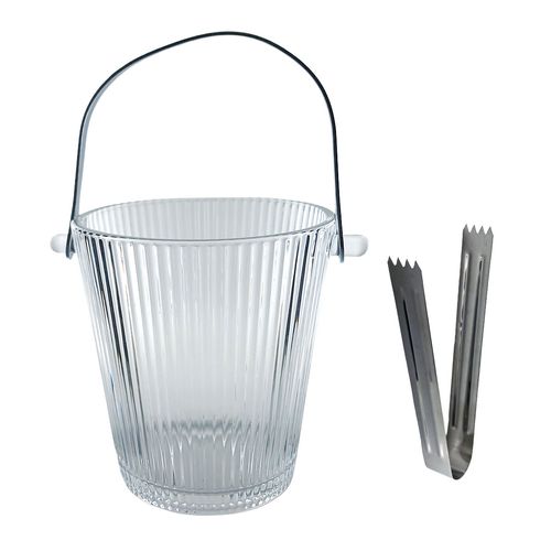 Balde de Gelo Versalhes C/ Pegador 1L em Vidro Lehavi