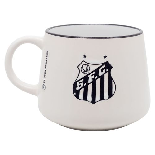 Caneca Santos 500ml em Cerâmica Zona Criativa