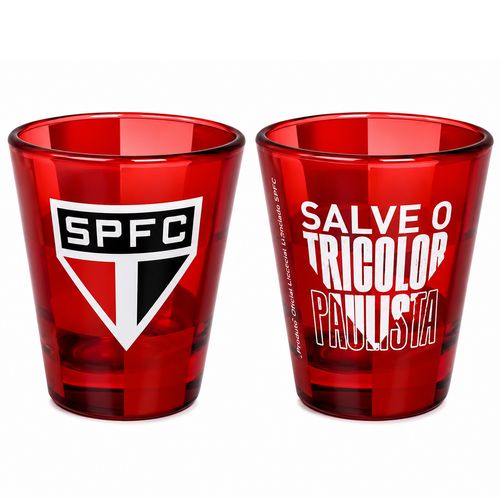 Jogo de Copo Shot São Paulo 55ml em Vidro Allmix
