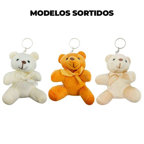 Chaveiro Urso de Pelúcia 10cm em Poliéster Interponte