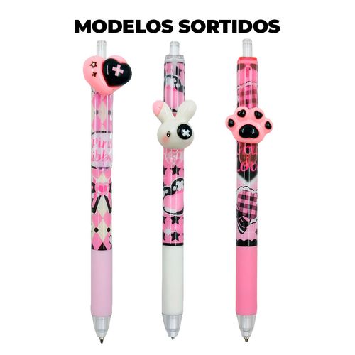 Lapiseira Black Pink 0.7mm em Plástico Interponte