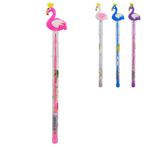 Lapiseira Flamingo C/ Ponta Substituível 17,5cm em Plástico Interponte