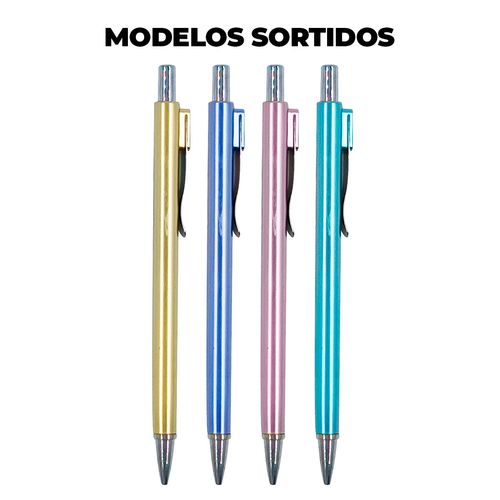 Lapiseira Metalizada 0.7mm em Plástico Interponte
