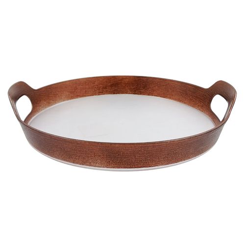 Bandeja Redonda 33x6cm em Plastico Interponte