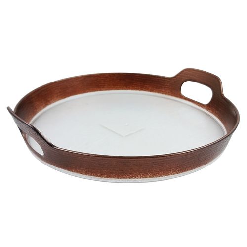 Bandeja Redonda 25x26cm em Plastico Interponte