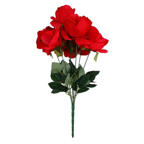 Buquê de Rosas Artificial 42cm em Plástico Bella Garden