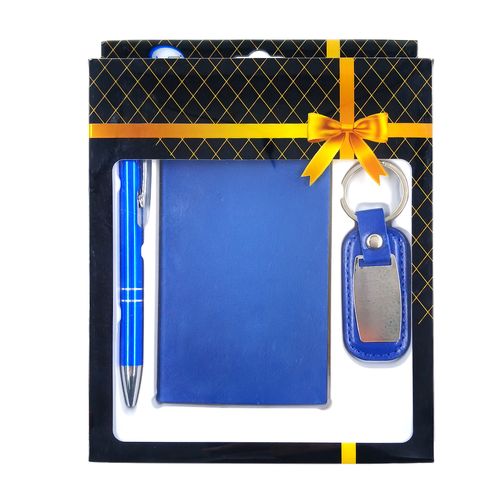Caderno de Anotações C/Caneta e Chaveiro em Papel Interponte