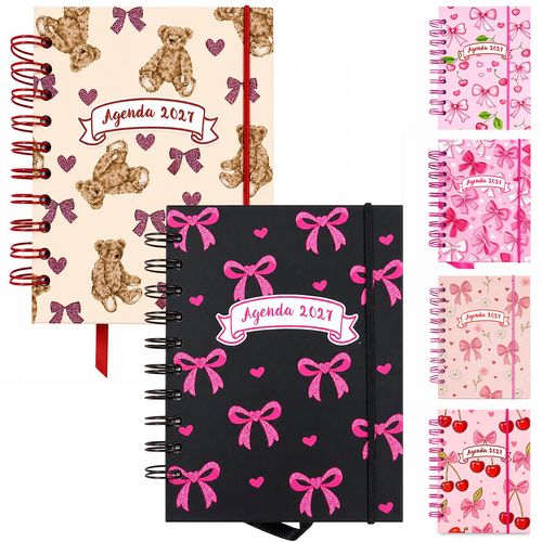 Agenda Laços 2027 10,4x14,1cm em Papel Interponte