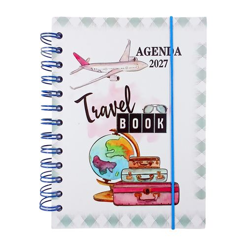 Agenda Viagem 2027 18,5x13cm em Papel Interponte