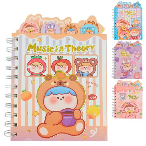 Caderno de Anotação Music Theory 12,8x18cm em Papel Michael Judi