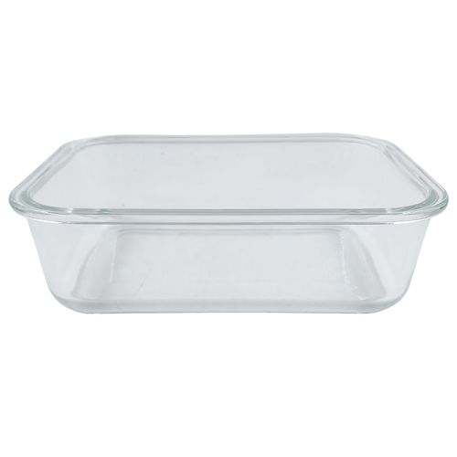 Pote Retangular Hermético 1,5L em Vidro Jolitex