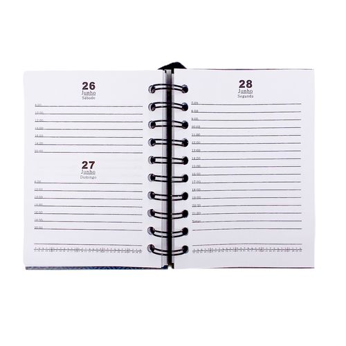Agenda 2027 10,4x14,1cm em Papel Interponte