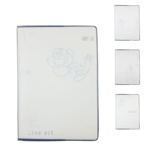 Caderno Line Art 20x14cm em Papel Michael Judi