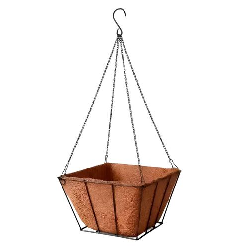 Cesto Suspenso 14x20x20cm em Fibra Natural Fu Xing