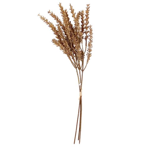 Haste Trigo Marrom Artificial 34cm em Plástico Bella Garden