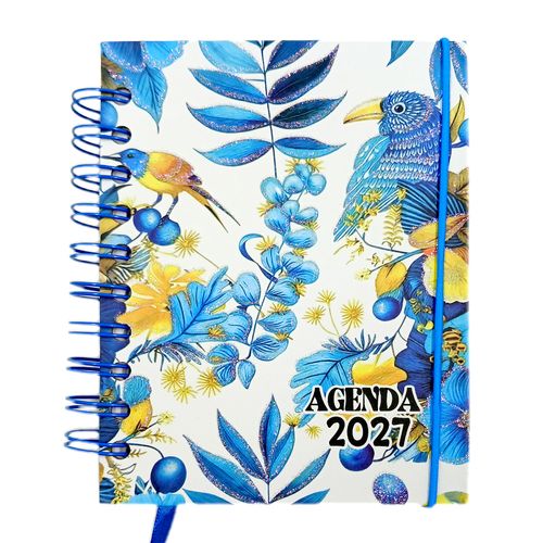 Agenda Estampada 2027 10,4x14,1cm em Papel Interponte
