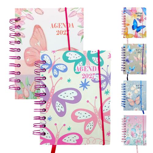 Agenda Borboleta 2027 10,4x14,1cm em Papel Interponte