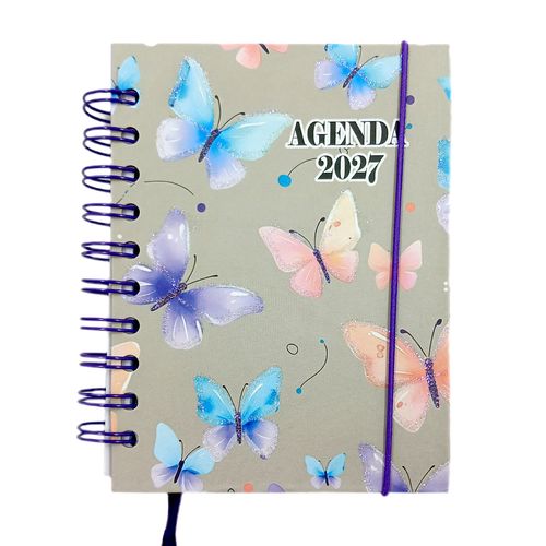 Agenda Borboleta 2027 10,4x14,1cm em Papel Interponte