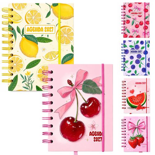 Agenda Frutas 2027 10,4x14,1cm em Papel Interponte