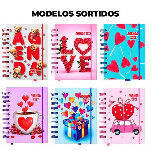Agenda Love 2027 10,4x14,1cm em Papel Interponte