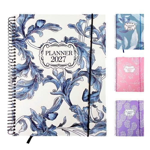 Planner Flores 2027 17,5x23,9cm em Papel Interponte