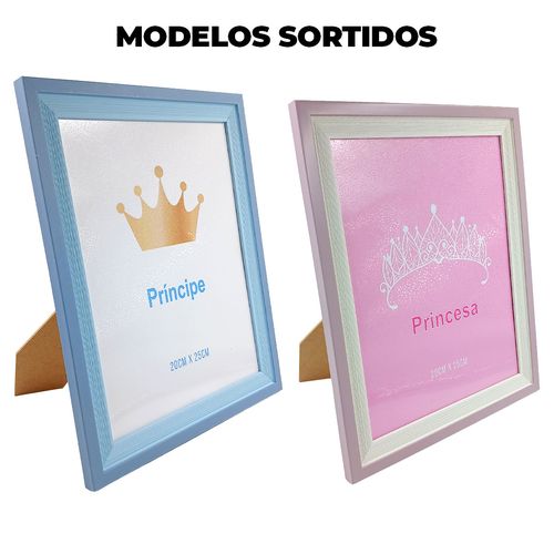 Porta Retrato Decorativo 20x25cm em Plástico Sanxia
