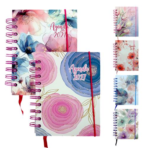 Agenda Primavera 2027 10,4x14,1cm em Papel Interponte
