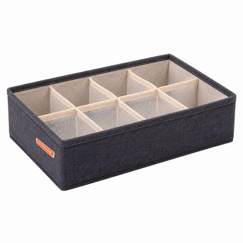 Organizador Multiuso C/ 8 Divisórias 32x16x10cm em Poliéster Kehome