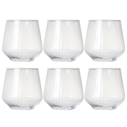 Jogo de Copos Blow 380ml 6 Peças em Cristal Hauskraft