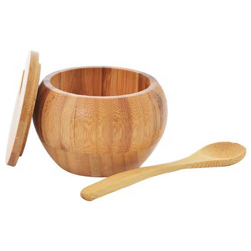 Saleiro C/ tampa 100ml em Bambu Wincy