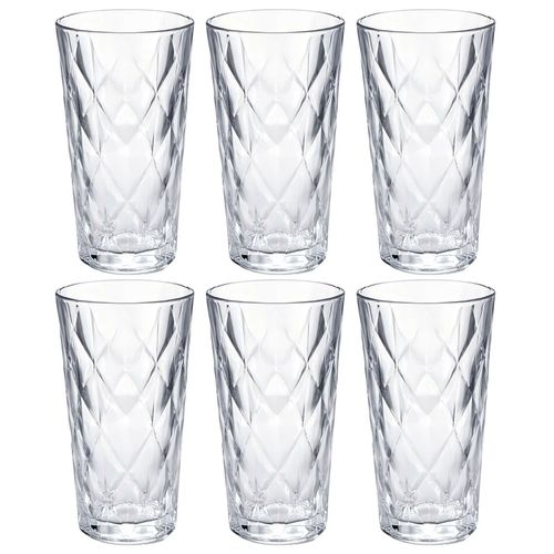 Jogo de Copos 6 Peças 220ml em Vidro Ruvulo