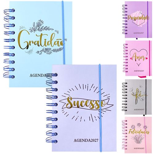 Agenda Frases 2027 10,4x14,1cm em Papel Interponte