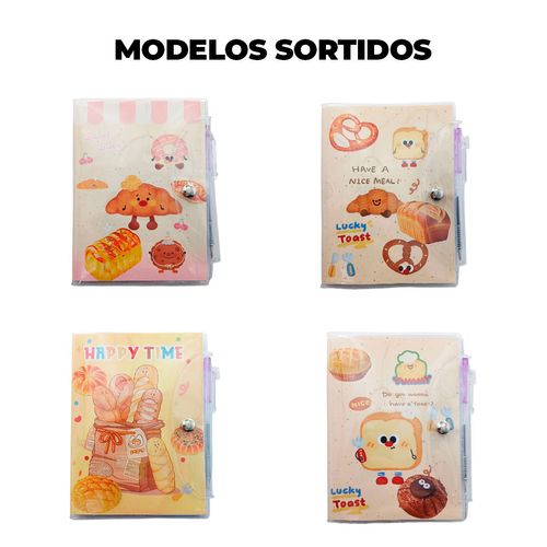 Caderno de Anotações C/ Caneta 20x14cm em Papel Michael Judi