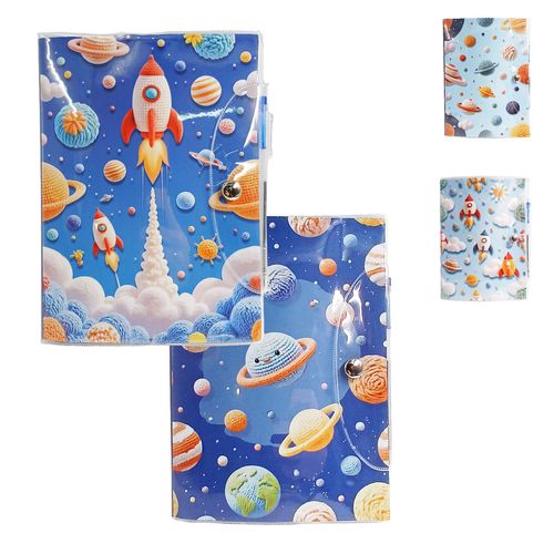 Caderno de Anotações Espacial 20X15cm em Papel Michael Judi