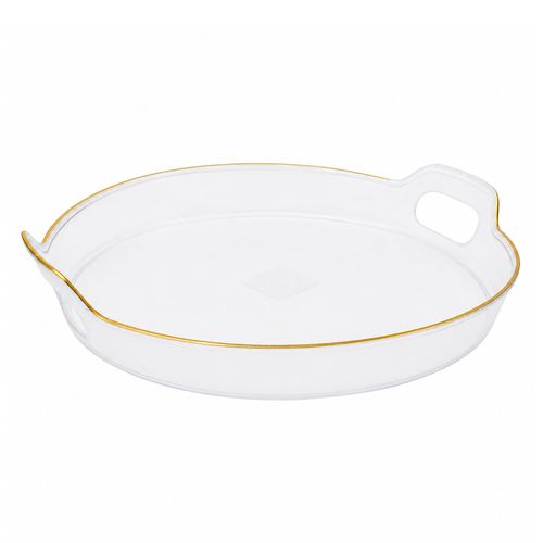 Bandeja Redonda 25x26cm em Plastico Interponte
