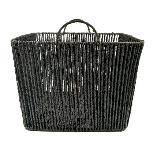 Cesto C/ Alça Retangular 35x25cm em Fibra Natural Paramount