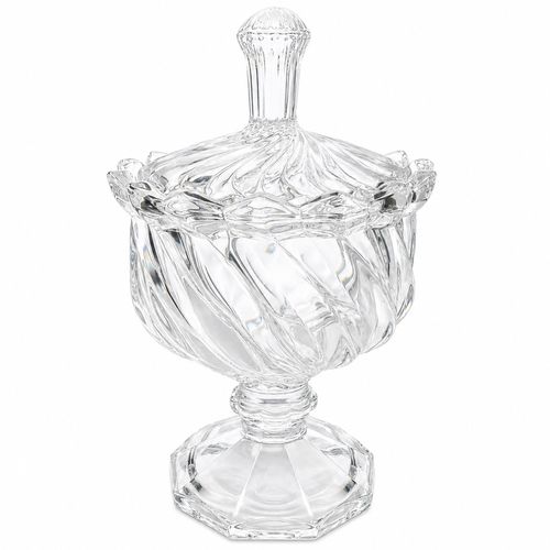 Potiche Diamond 9,4x6,6cm em Vidro Amigold
