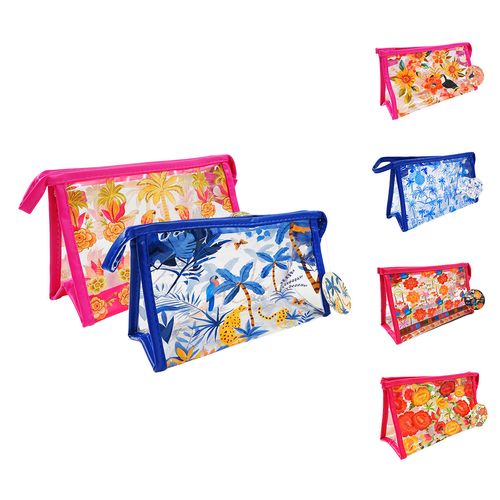 Nécessaire Tropicana 20x12x8cm em Plastico Interponte