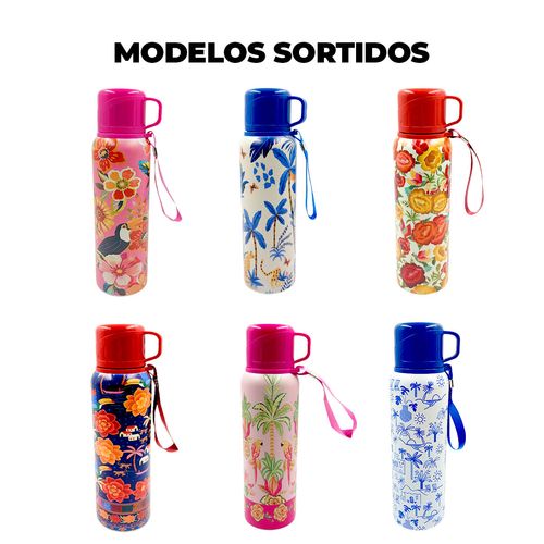 Garrafa Térmica Tropicana 700ml em Inox Interponte