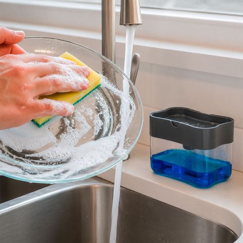 Dispenser P/ Detergente 14cm Em Plástico Dolce Home