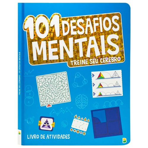 Livro 101 Desafios Mentais 28cm em Papel Todo Livro