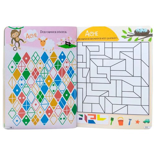Livro 101 Desafios Mentais 28cm em Papel Todo Livro