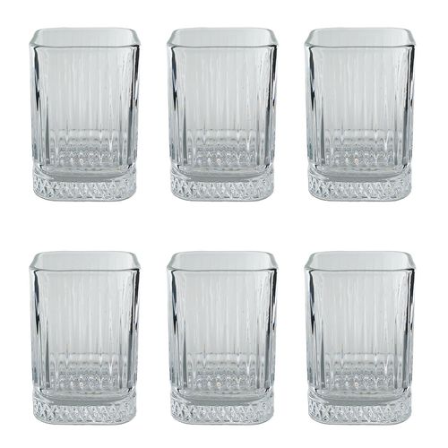 Jogo de Copos 6 Peças 200ml em Vidro Banana Toys