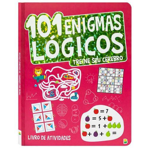 Livro 101 Enigmas Logicos 28cm em Papel Todo Livro