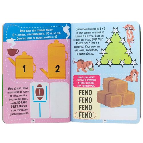 Livro 101 Enigmas Logicos 28cm em Papel Todo Livro