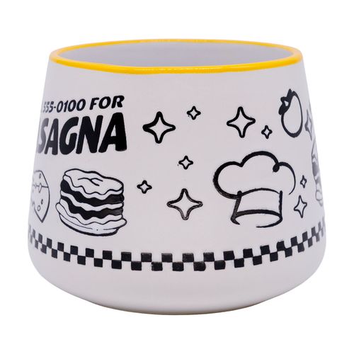 Caneca Garfield Moma  500ml em Cerâmica Zona Criativa