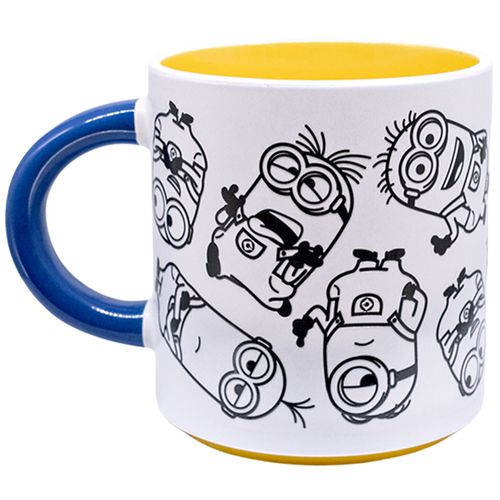 Caneca Minions 500ml em Cerâmica Zona Criativa