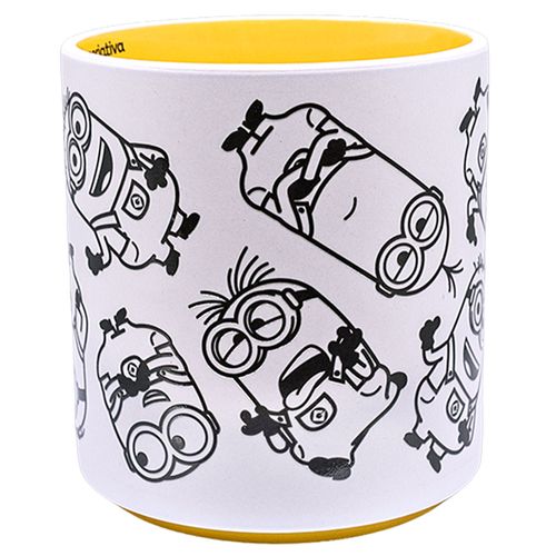 Caneca Minions 500ml em Cerâmica Zona Criativa