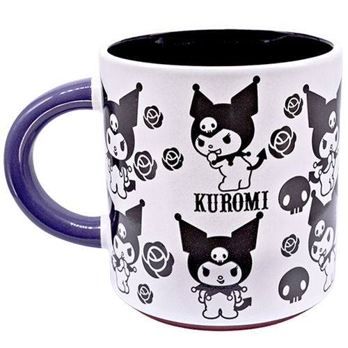 Caneca Kuromi 500ml em Cerâmica Zona Criativa